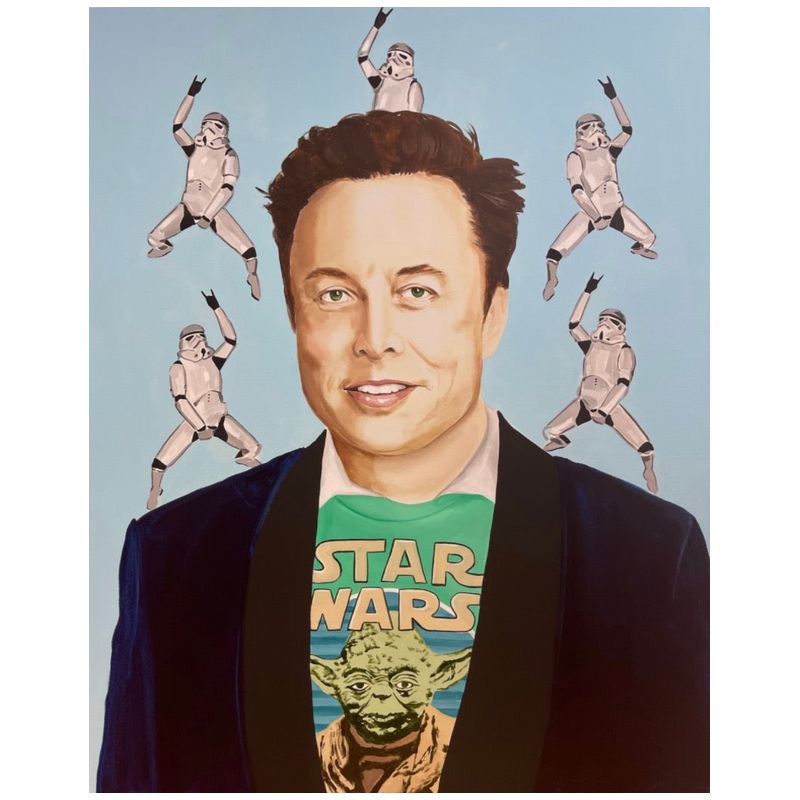 Картина Elon Musk Мульти Картина Elon Musk Мульти в Барнауле | Loft Concept