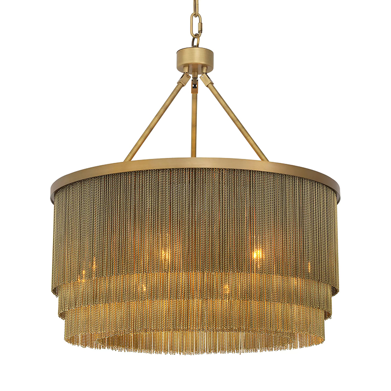 Люстра Eichholtz Chandelier Tissot S Brass Латунь в Барнауле | Loft Concept 