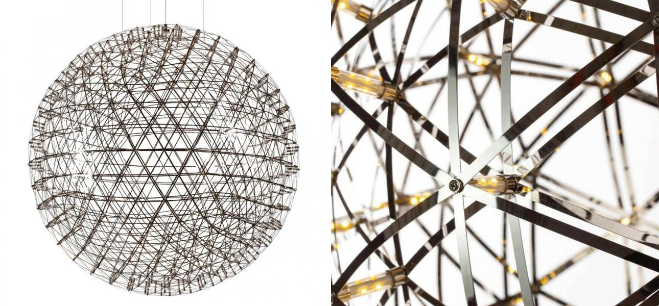 Светодиодный Подвесной Светильник Moooi  Raimond Диаметр 130 см 492 диода - фото