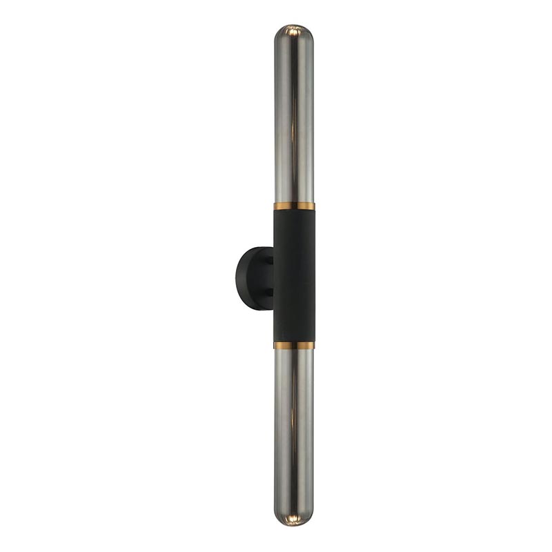 Бра Grover Black Grey Wall Lamp Серый Черный Глянцевое золото Бра Grover Black Grey Wall Lamp Серый Черный Глянцевое золото в Барнауле | Loft Concept