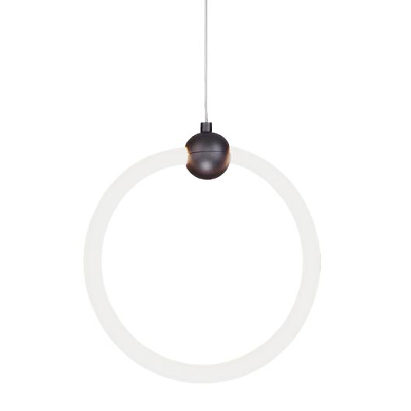 Подвесной светильник RING LIGHT Black Черный Белый Подвесной светильник RING LIGHT Black Черный Белый в Барнауле | Loft Concept