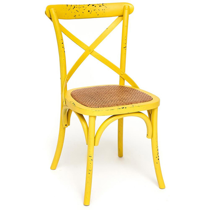 Стул Chaise Provence en Bois Jaune жёлтый Желтый Бежевый Стул Chaise Provence en Bois Jaune жёлтый Желтый Бежевый в Барнауле | Loft Concept