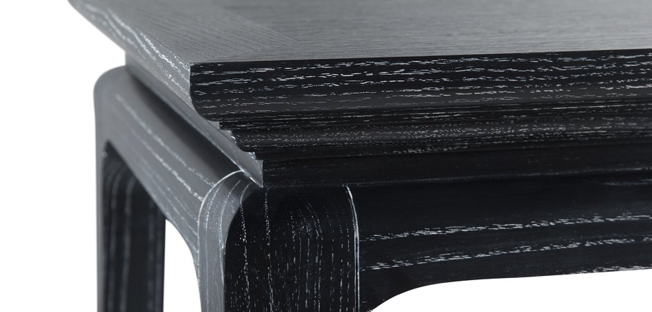 Приставной стол Black Curved Приставной стол Black Curved - Loft-Concept в Барнауле