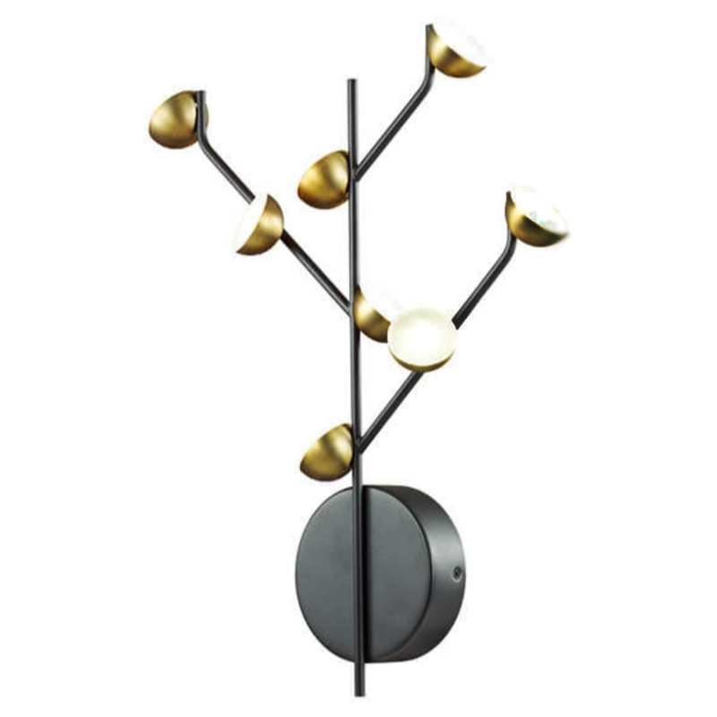Бра Bloom Wall lamp Латунь Черный Бра Bloom Wall lamp Латунь Черный в Барнауле | Loft Concept