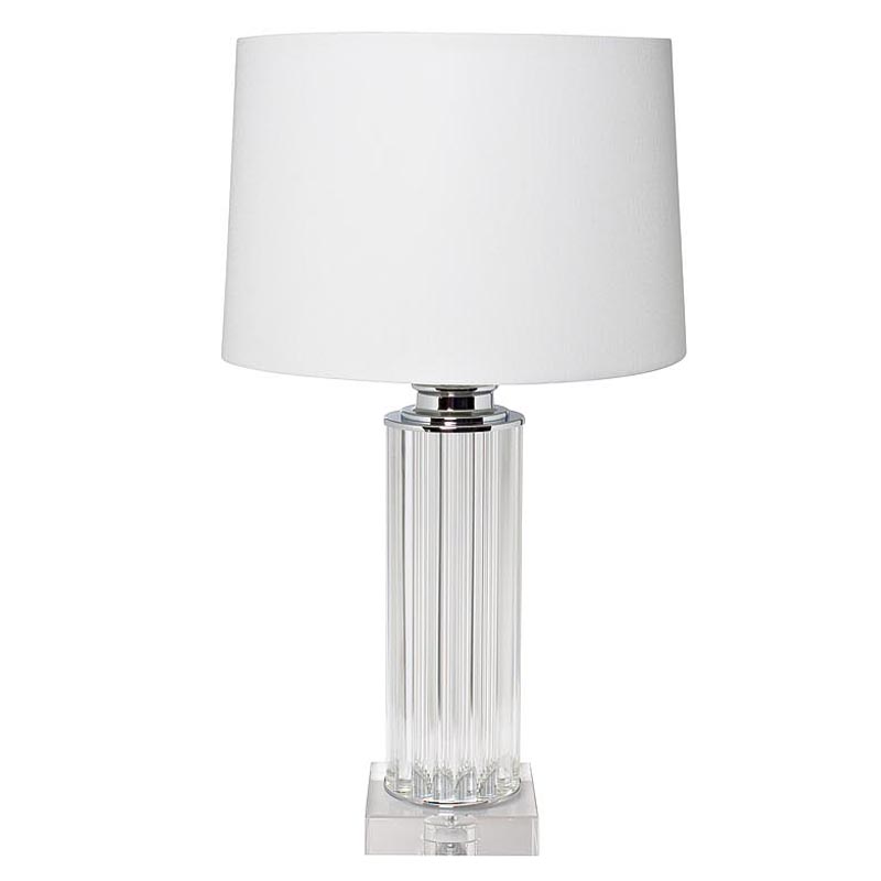 Настольная лампа Arlette Table Lamp Хром Светло-серый Настольная лампа Arlette Table Lamp Хром Светло-серый в Барнауле | Loft Concept
