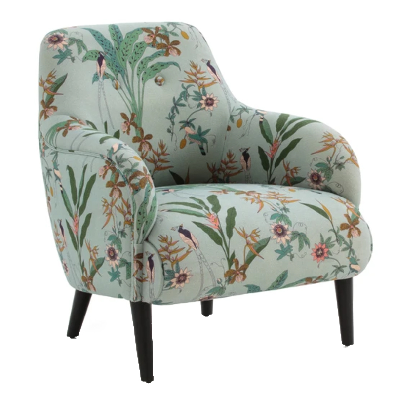Кресло Lipstick Fauteuil melange lin Зеленый шалфей Кресло Lipstick Fauteuil melange lin Зеленый шалфей в Барнауле | Loft Concept