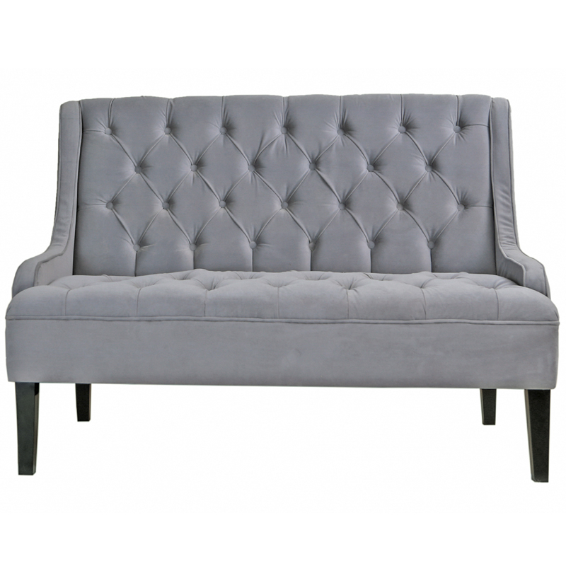 Диван Folket Sofa velour gray Серый (Gray) Диван Folket Sofa velour gray Серый (Gray) в Барнауле | Loft Concept
