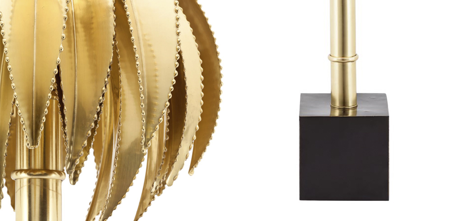Настольная лампа TABLE LAMP PALMERY GOLD Настольная лампа TABLE LAMP PALMERY GOLD - Loft-Concept в Барнауле