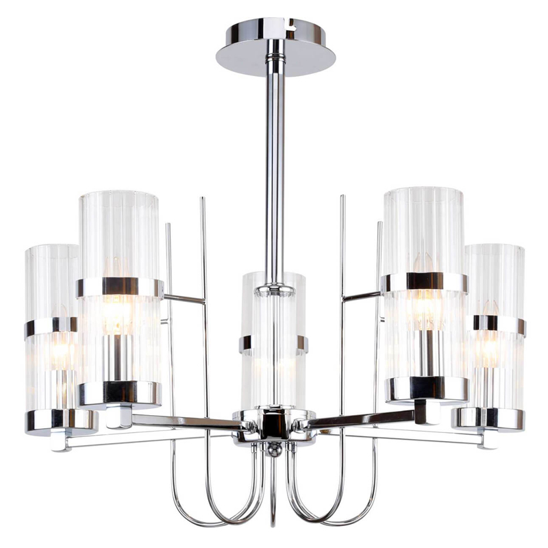 Люстра Circle Dance Glass Chrome Хром в Барнауле | Loft Concept 