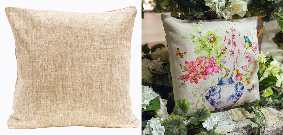 Декоративная подушка Orchids and Iris Pillow Декоративная подушка Orchids and Iris Pillow - Loft-Concept в Барнауле