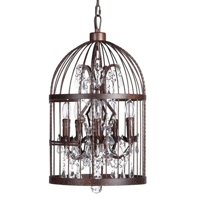 Люстра BirdCage Brown 35 Коричневый Люстра BirdCage Brown 35 Коричневый в Барнауле | Loft Concept