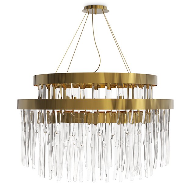 Люстра Luxxu Babel suspension Глянцевое золото Прозрачное Стекло Люстра Luxxu Babel suspension Глянцевое золото Прозрачное Стекло в Барнауле | Loft Concept