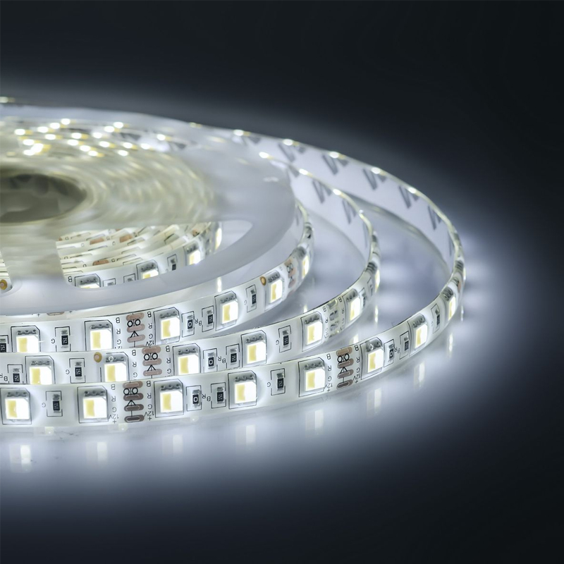 Светодиодная влагозащищенная лента 14,4W/m 60LED/m 5050SMD холодный белый/теплый белый 5M Белый Светодиодная влагозащищенная лента 14,4W/m 60LED/m 5050SMD холодный белый/теплый белый 5M Белый в Барнауле | Loft Concept