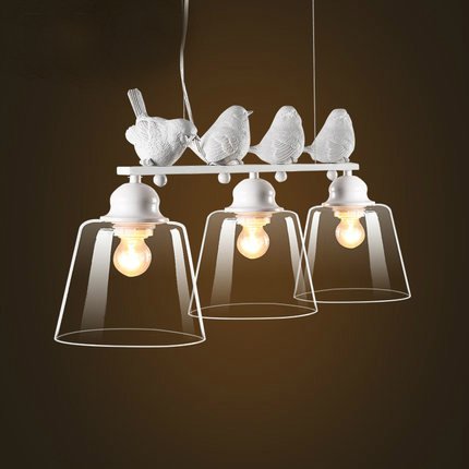 Люстра Provence Bird Pendant Line 3 Белый Люстра Provence Bird Pendant Line 3 Белый в Барнауле | Loft Concept