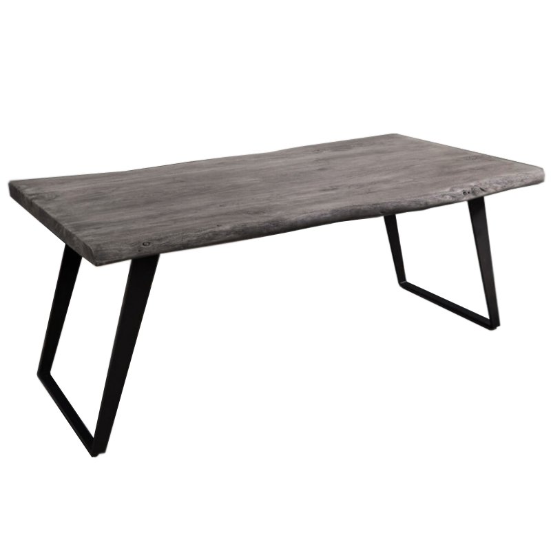 Обеденный стол Eco Dark Wood Дерево Серый Черный Обеденный стол Eco Dark Wood Дерево Серый Черный в Барнауле | Loft Concept