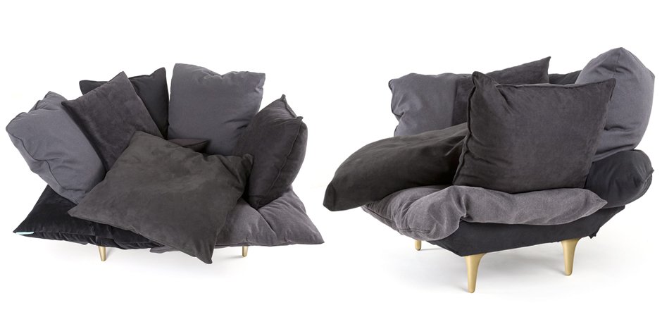 Кресло Seletti Armchair Comfy charcoal grey Кресло Seletti Armchair Comfy charcoal grey - Loft-Concept в Барнауле