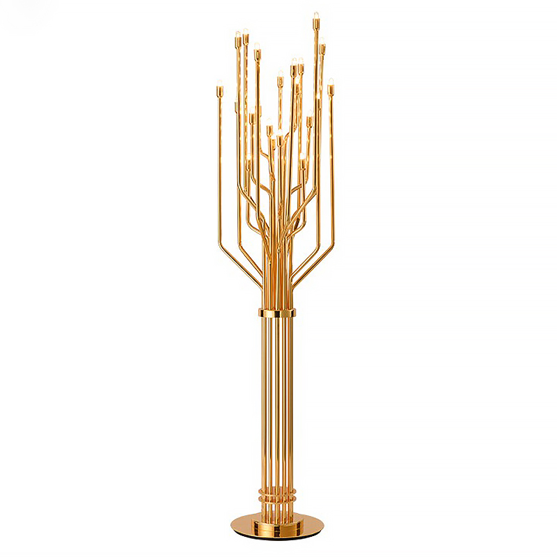 Торшер JANIS floor lamp Глянцевое золото Торшер JANIS floor lamp Глянцевое золото в Барнауле | Loft Concept