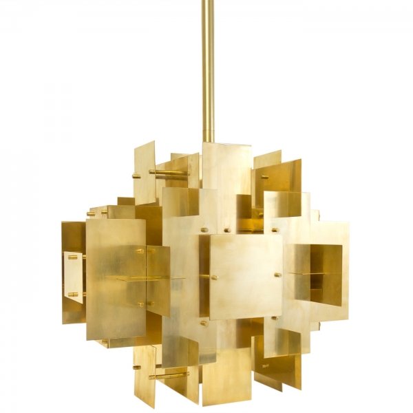 Люстра Jonathan Adler PUZZLE CHANDELIER Латунь Люстра Jonathan Adler PUZZLE CHANDELIER Латунь в Барнауле | Loft Concept