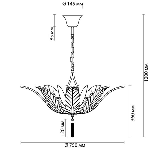 Люстра Glass Petals Chandelier 75 Люстра Glass Petals Chandelier 75 в Барнауле