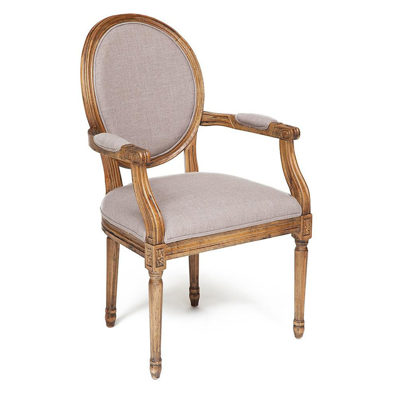 Стул French armchair Provence gray Серый Древесина Стул French armchair Provence gray Серый Древесина в Барнауле | Loft Concept