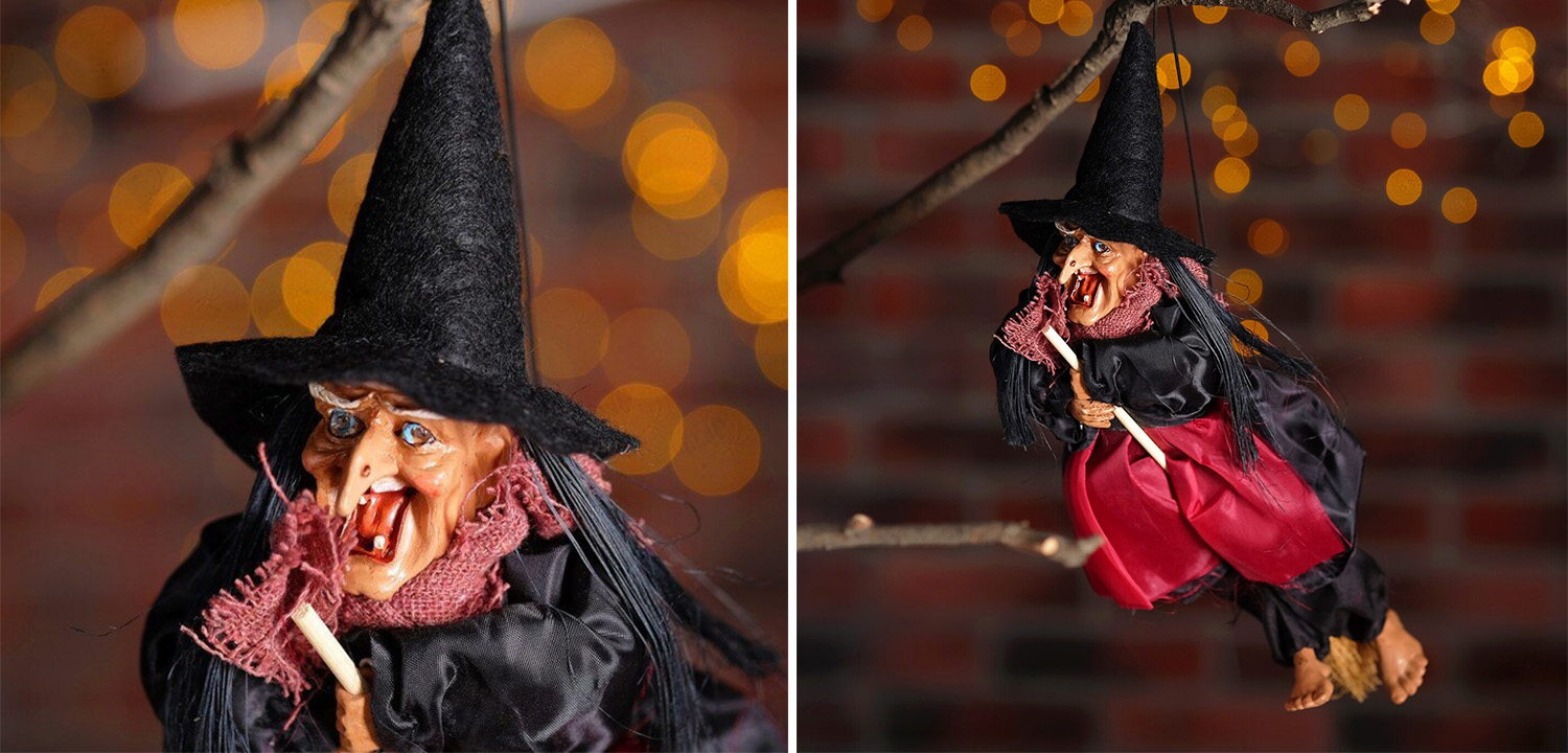 Подвесная Баба-Яга - фото