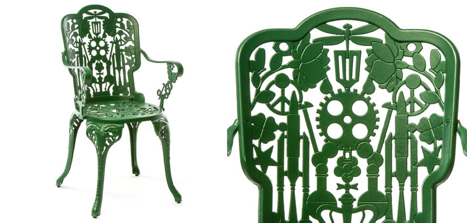 Стул Seletti Industry Collection ALUMINIUM ARMCHAIR – GREEN Стул Seletti Industry Collection ALUMINIUM ARMCHAIR – GREEN - Loft-Concept в Барнауле
