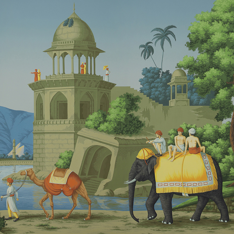 Обои ручная роспись Early Views of India Dufour on scenic paper Обои ручная роспись Early Views of India Dufour on scenic paper в Барнауле | Loft Concept