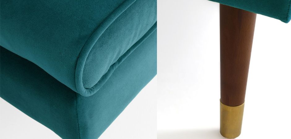 Пуф Classic Furniture сине-зеленый Пуф Classic Furniture сине-зеленый - Loft-Concept в Барнауле