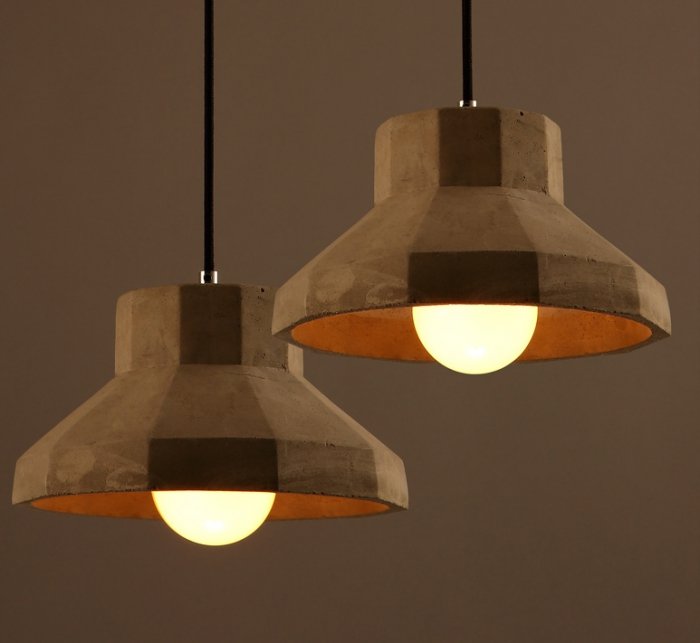Подвесной светильник Art Concrete Aubergine Подвесной светильник Art Concrete Aubergine в Барнауле | Loft Concept