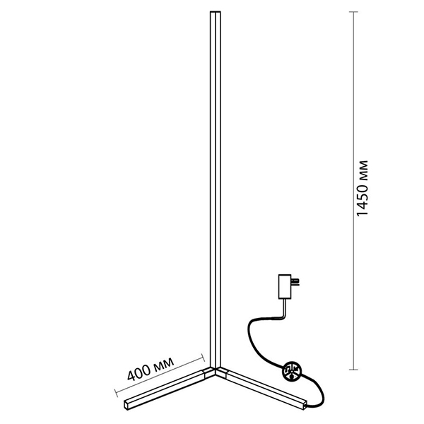 Торшер Trumpet Tube Black Angled Торшер Trumpet Tube Black Angled в Барнауле