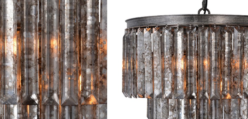 Подвесной светильник ODEON Aged Glass Chandelier Подвесной светильник ODEON Aged Glass Chandelier - Loft-Concept в Барнауле