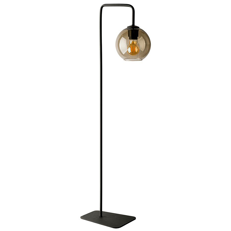 Торшер Franco Floor Lamp Янтарный Черный Торшер Franco Floor Lamp Янтарный Черный в Барнауле | Loft Concept