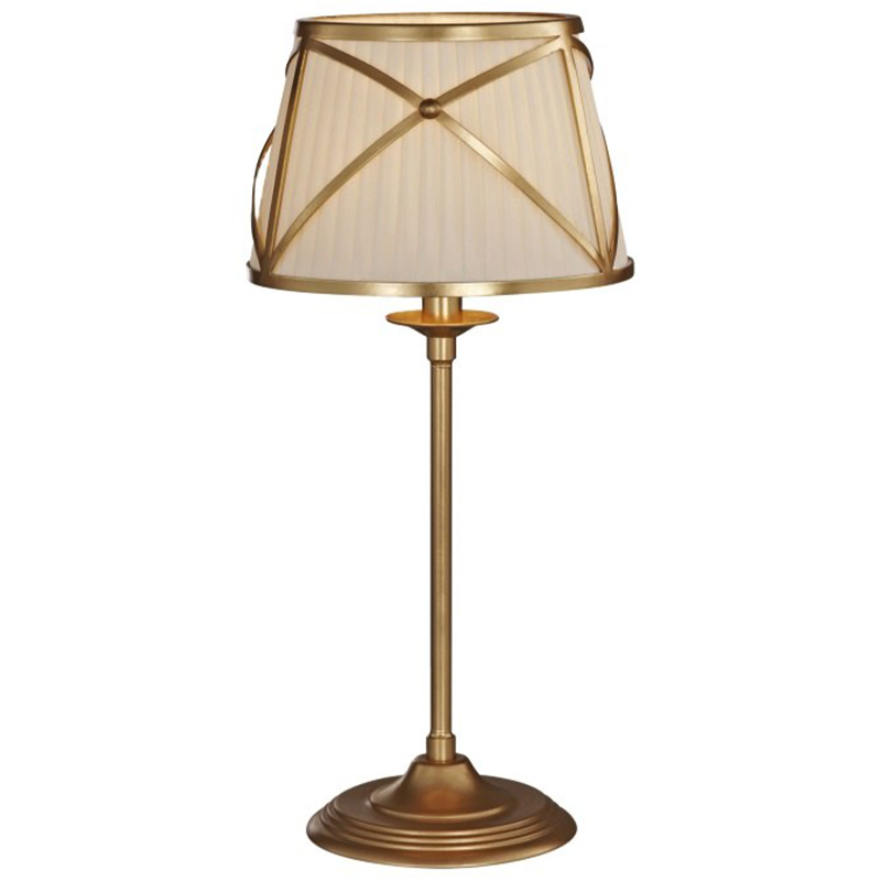 Настольная лампа с абажуром Provence Lampshade Light Gold Table Lamp Золотой Бежевый Настольная лампа с абажуром Provence Lampshade Light Gold Table Lamp Золотой Бежевый в Барнауле | Loft Concept