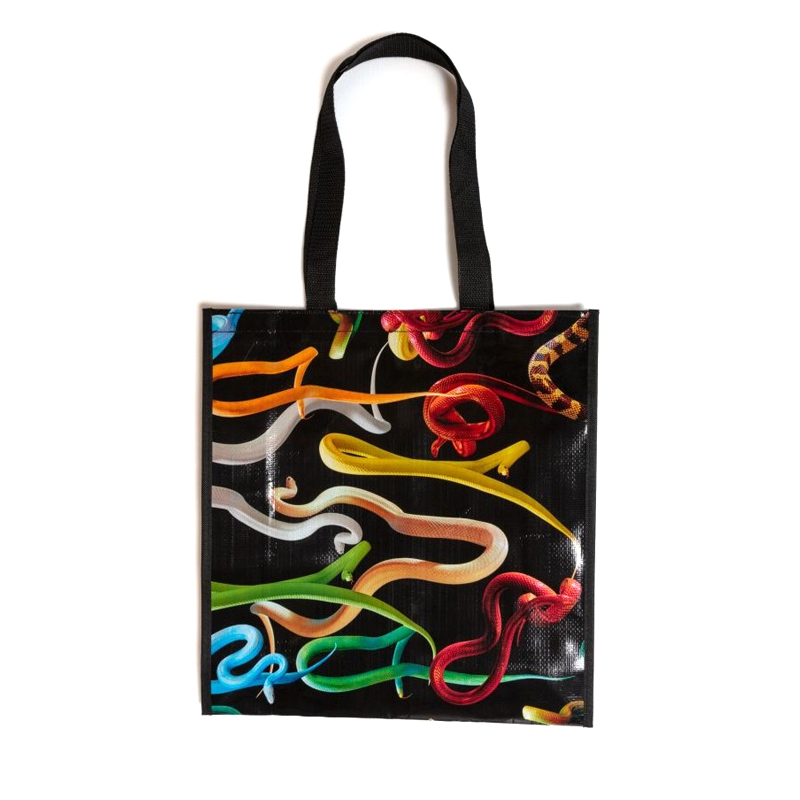 Сумка Seletti Grocery Snakes Черный Сумка Seletti Grocery Snakes Черный в Барнауле | Loft Concept