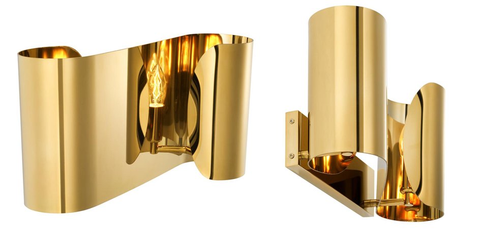 Бра Wall Lamp Crawley Gold Бра Wall Lamp Crawley Gold - Loft-Concept в Барнауле