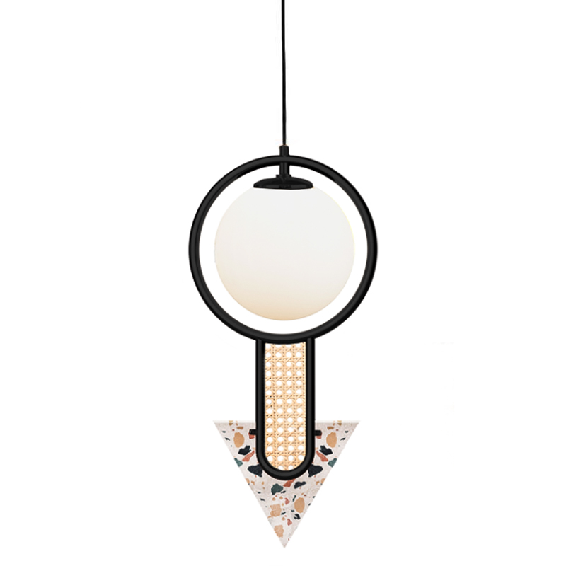 Подвесной Светильник UTU Soulful Lighting FRAME II TRIANGULAR Черный Медь Бежевый Коричневый Подвесной Светильник UTU Soulful Lighting FRAME II TRIANGULAR Черный Медь Бежевый Коричневый в Барнауле | Loft Concept