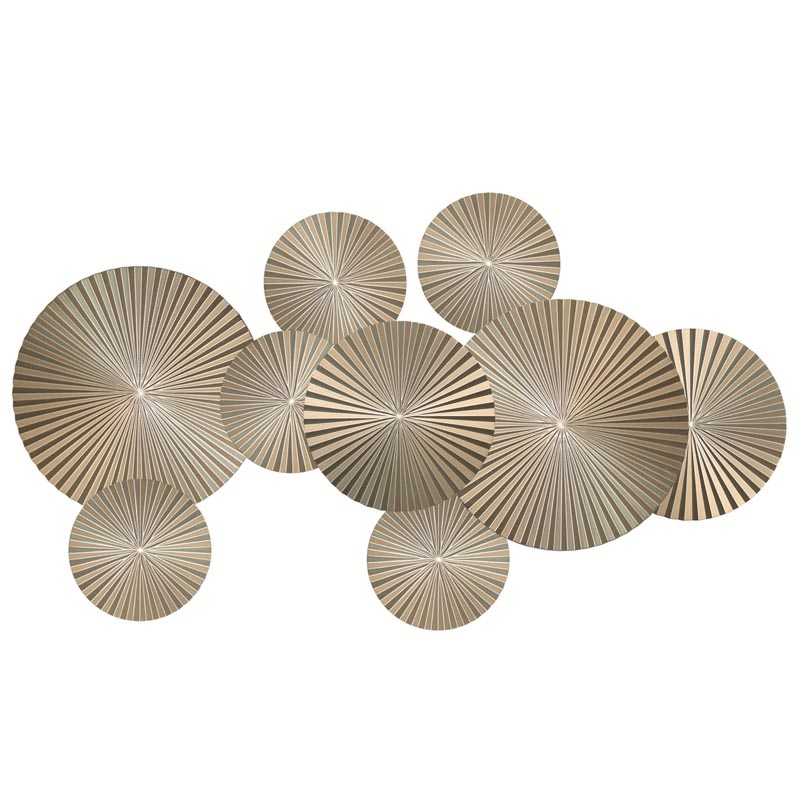 Арт-объект Apollo Champagne Wall Plaque Disc 9 Золотой Шампань Арт-объект Apollo Champagne Wall Plaque Disc 9 Золотой Шампань в Барнауле | Loft Concept