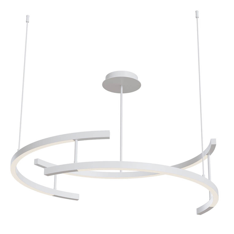 Люстра Smeragde Light Chandelier white arcs Белый Люстра Smeragde Light Chandelier white arcs Белый в Барнауле | Loft Concept