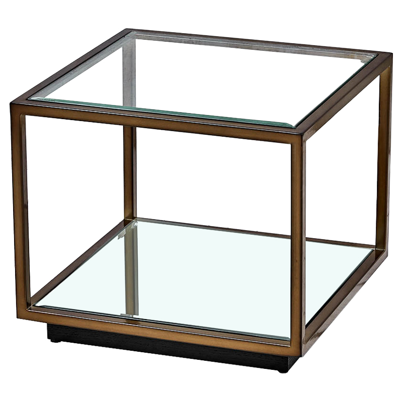 Кофейный стол Transparent Cube 43 Прозрачный Темная бронза Кофейный стол Transparent Cube 43 Прозрачный Темная бронза в Барнауле | Loft Concept