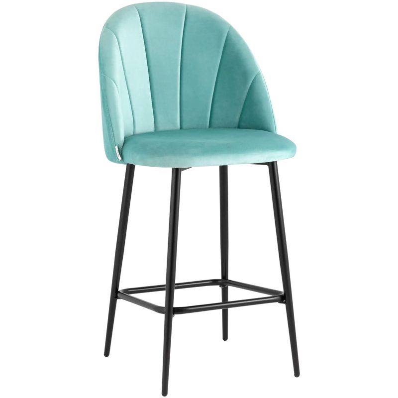 Барный Стул Balsari S Chair Цвет Тиффани Голубой Черный Барный Стул Balsari S Chair Цвет Тиффани Голубой Черный в Барнауле | Loft Concept