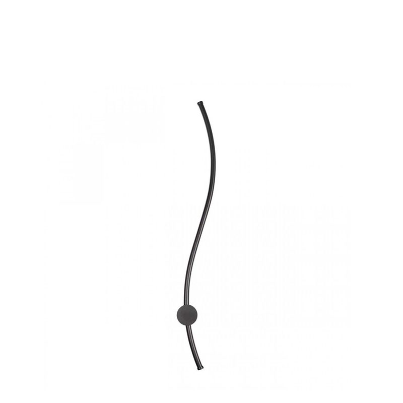 Светодиодное бра Curved Line Черный Черный Светодиодное бра Curved Line Черный Черный в Барнауле | Loft Concept