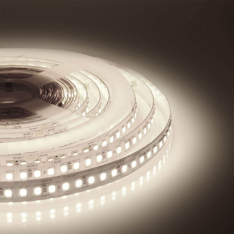 Светодиодная лента 18W/m 168Led/m 2835SMD теплый белый Белый Светодиодная лента 18W/m 168Led/m 2835SMD теплый белый Белый в Барнауле | Loft Concept