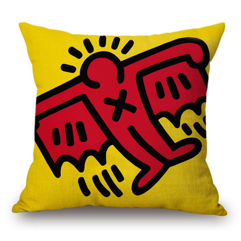 Подушка Keith Haring 18 Мульти Подушка Keith Haring 18 Мульти в Барнауле | Loft Concept