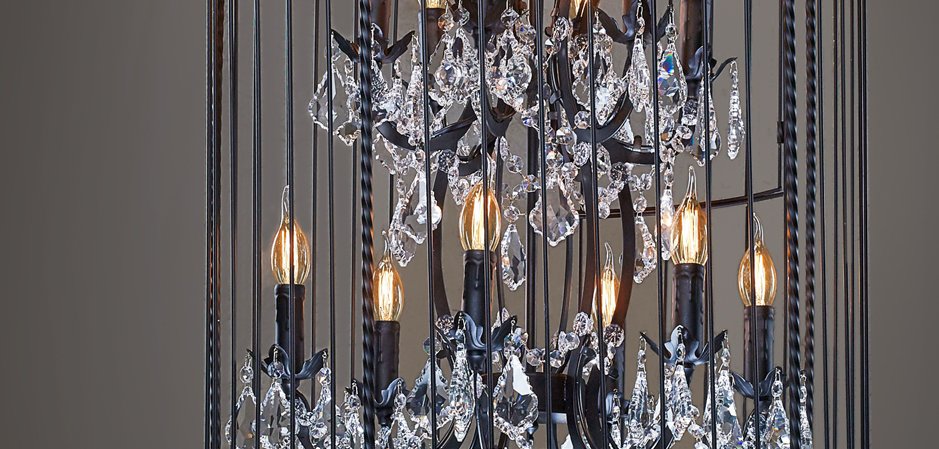 Люстра Steampunk Birdcage Chandelier 60 black Люстра Steampunk Birdcage Chandelier 60 black - Loft-Concept в Барнауле