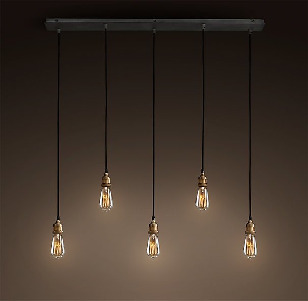 Подвесной светильник Loft Industrial Mono 5 Черный Подвесной светильник Loft Industrial Mono 5 Черный в Барнауле | Loft Concept