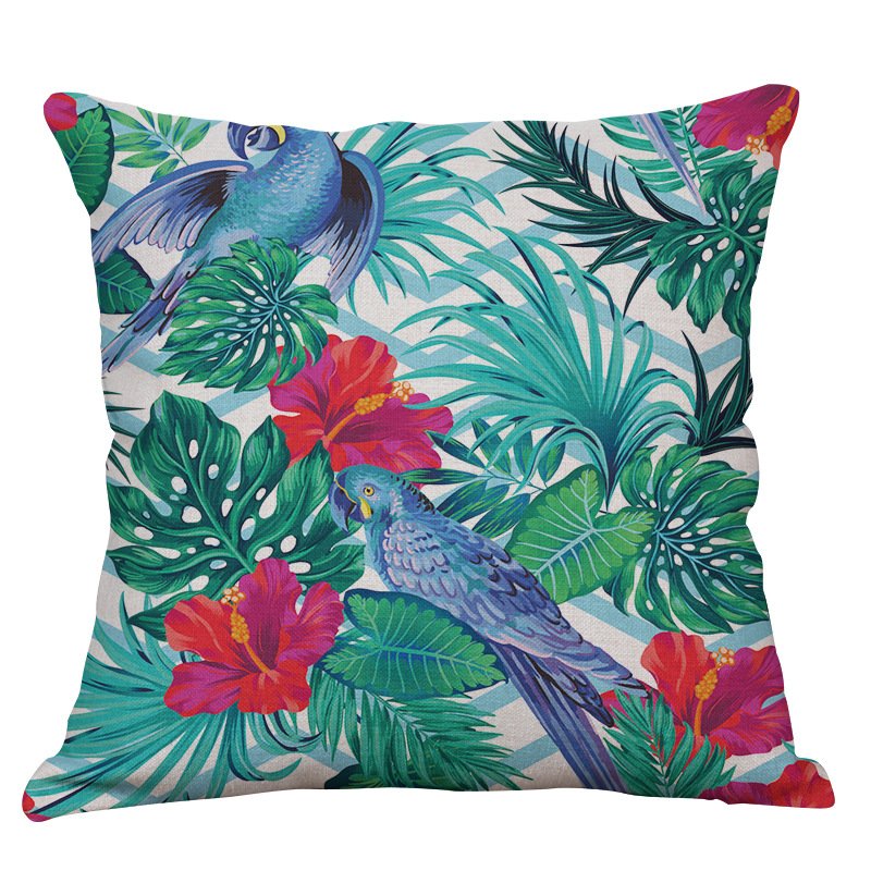 Декоративная подушка Tropical birds Мульти Декоративная подушка Tropical birds Мульти в Барнауле | Loft Concept