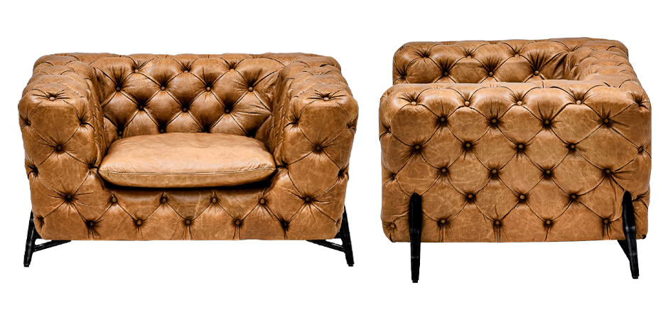 Кресло Hendrica Capitone Chair Кресло Hendrica Capitone Chair - Loft-Concept в Барнауле