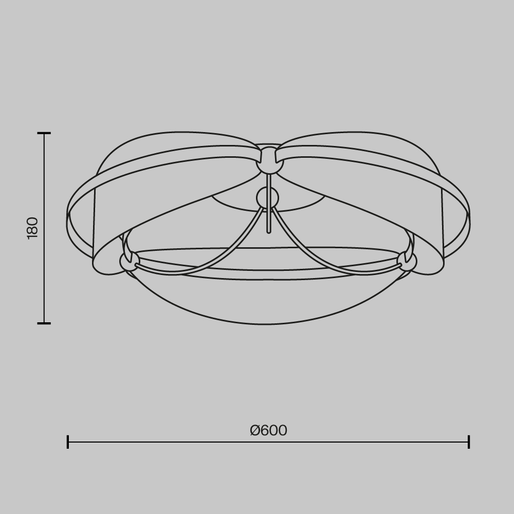 Потолочный светильник Breeze 3000К 45Вт в Барнауле