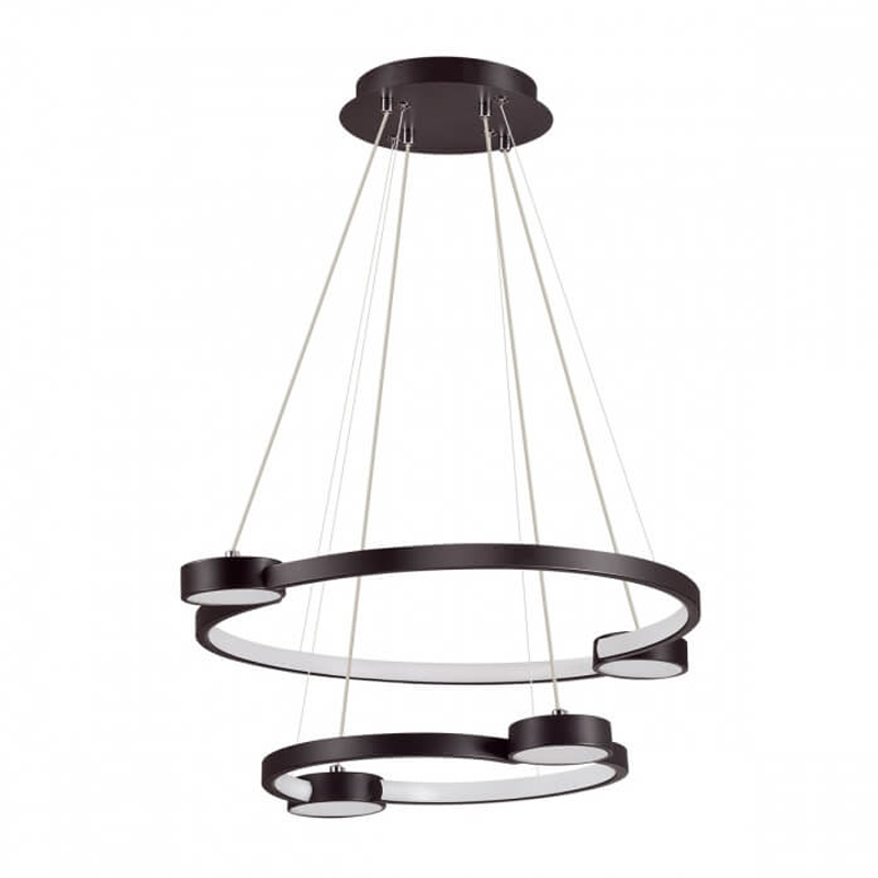 Люстра Lerida Round Черная Черный Люстра Lerida Round Черная Черный в Барнауле | Loft Concept