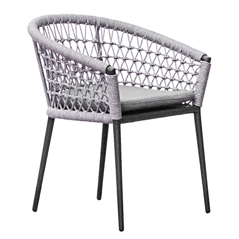 Стул Niels Outdoor Chair Серый Черный Стул Niels Outdoor Chair Серый Черный в Барнауле | Loft Concept